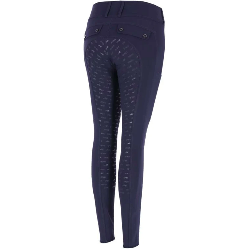 Schockemöhle Pantalon d'Équitation SPCarola Full Grip Bleu Foncé