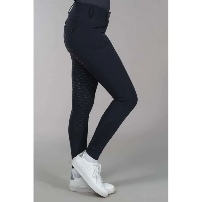 Schockemöhle Pantalon d'Équitation SPCarola Full Grip Bleu Foncé