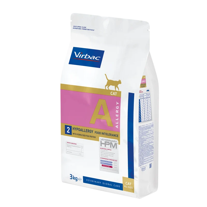 Virbac Veterinary HPM Diététique Hypoallergy Food Intolerance - croquettes chat