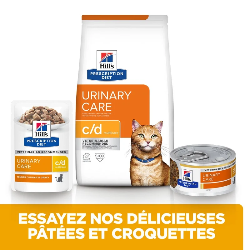 Hill's Prescription Diet c/d Urinary Care Multicare en sachets - pâtée chat