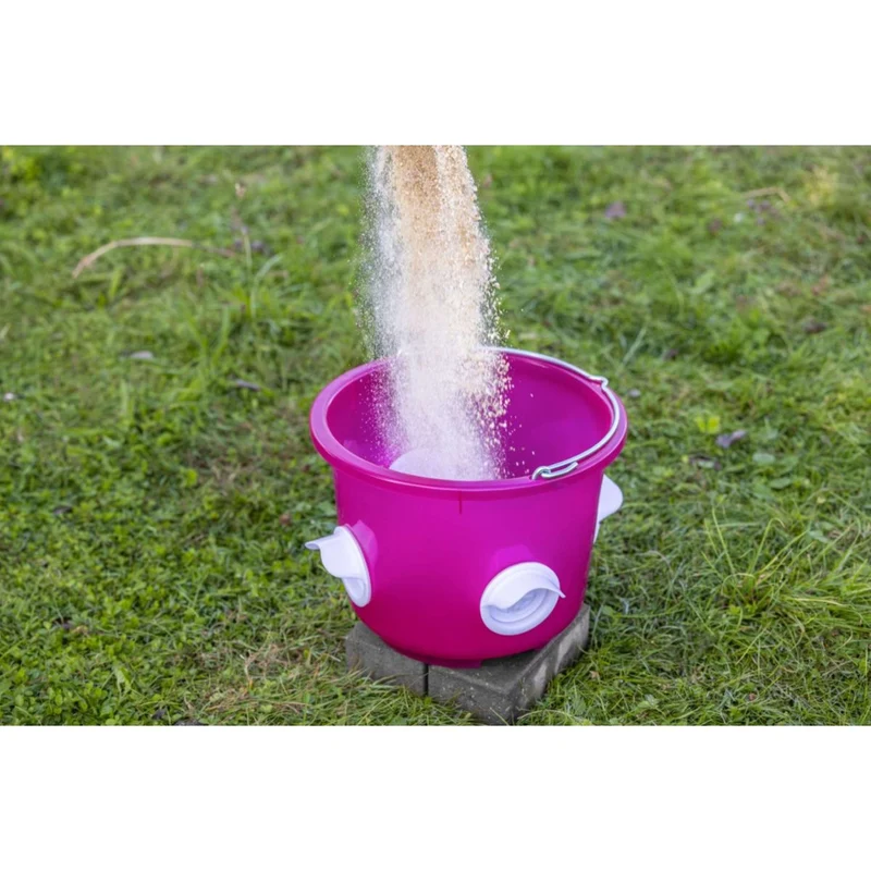 Kerbl Seau à Nourriture Poulets Rose