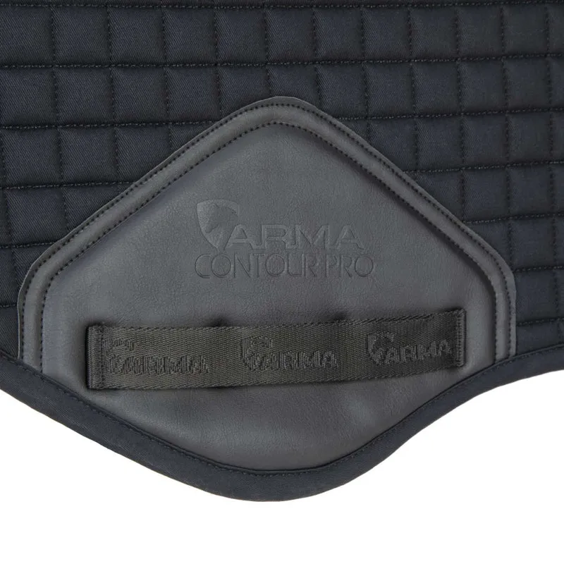 Arma by Shires Tapis de Selle Soft Grip de Saut Noir