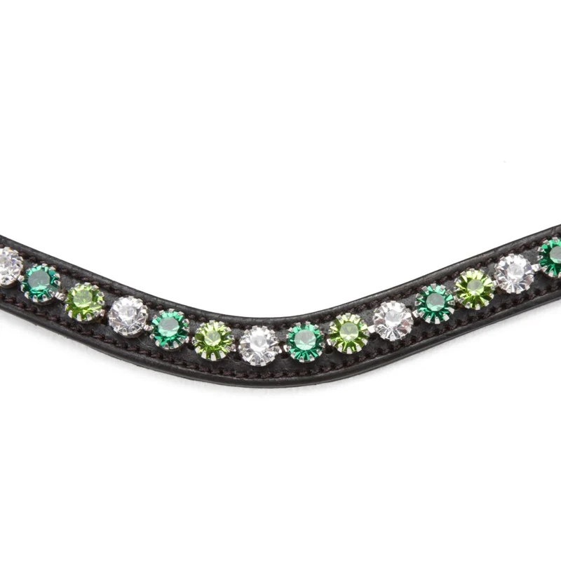 Velociti by Shires Frontal GARA Green Diamante Havane