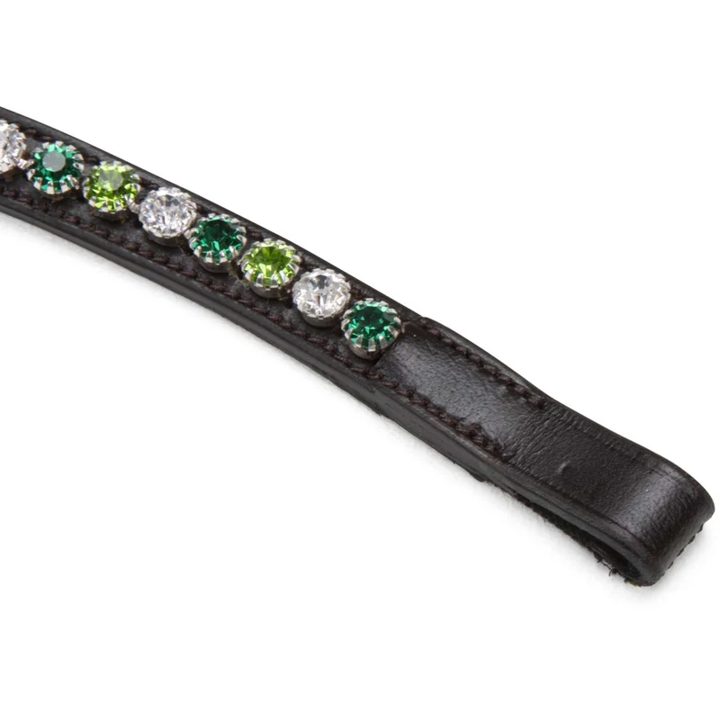 Velociti by Shires Frontal GARA Green Diamante Havane