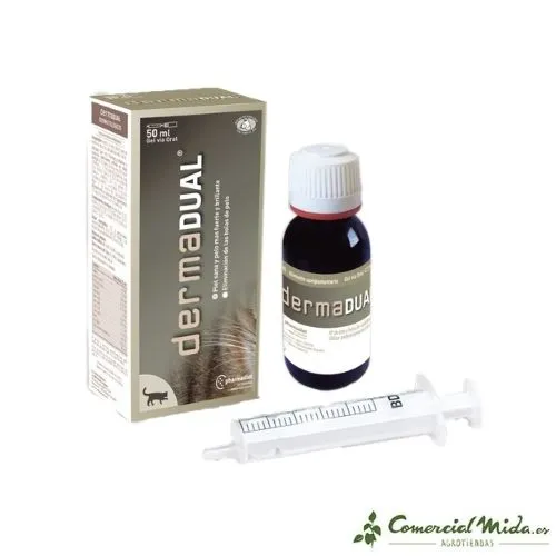 PHARMADIET Dermamual Complément Acides Gras Chats et Furets 50 ml