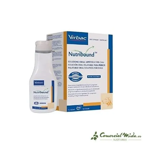 VIRBAC Nutribound Lot de 3 x 150 ml Récupération Chiens Convalescents
