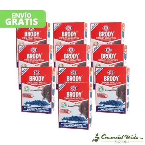 CÉRÉALES BRODY, Rodenticide Grain (Brodifacoum)