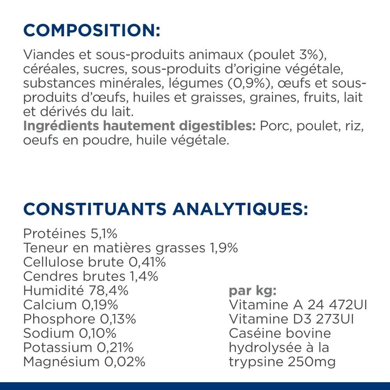 Hill's Prescription Diet i/d Digestive Care Stress Mini en mijotés au poulet - pâtée chien