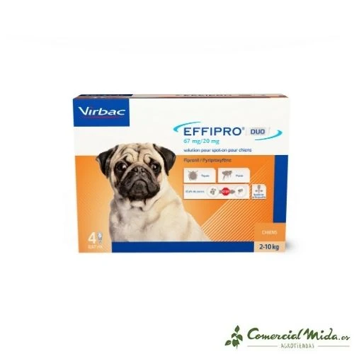 VIRBAC Effipro Duo Spot On Pipettes pour Chiens (4 p.)