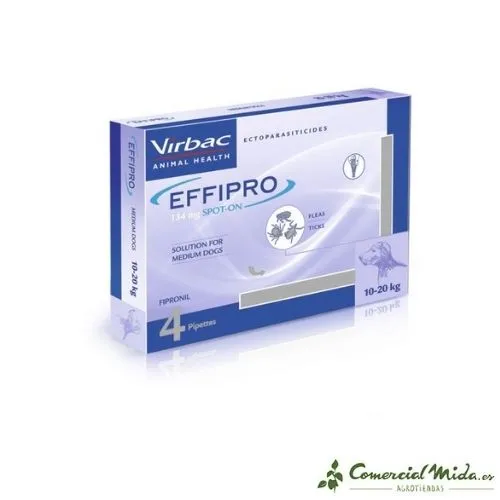 VIRBAC Effipro Spot On Pipettes antiparasitaires pour chiens