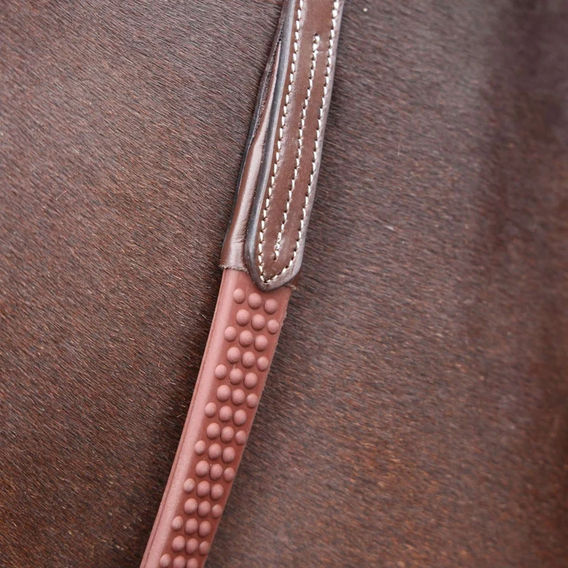 Velociti by Shires Rênes Lusso Elite Pro SureGrip Havane
