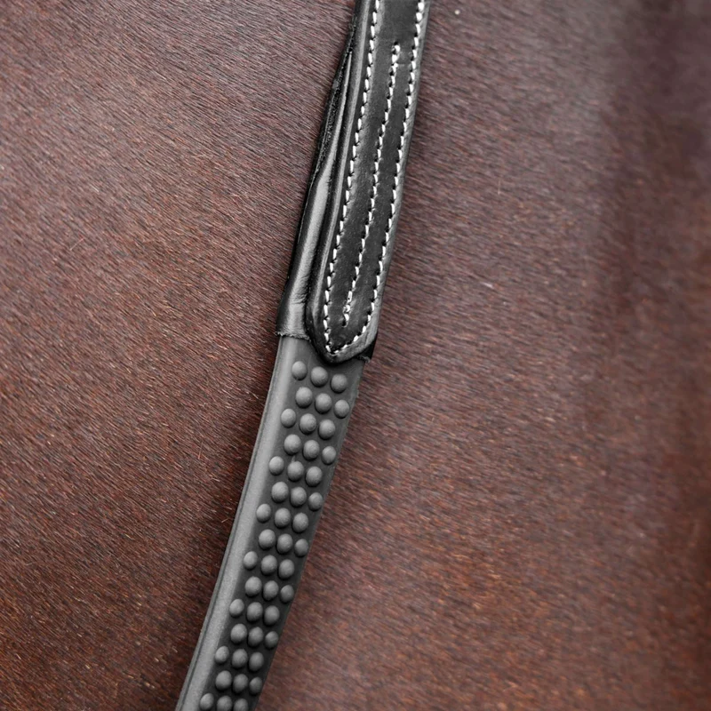 Velociti by Shires Rênes Lusso Elite Pro SureGrip Noir