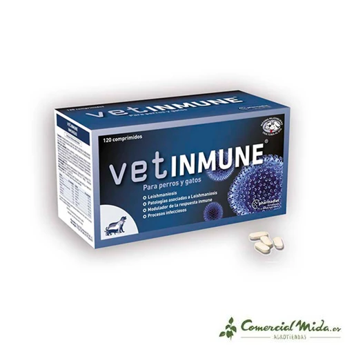 VETINMUNE pour le système immunitaire chez les animaux de compagnie