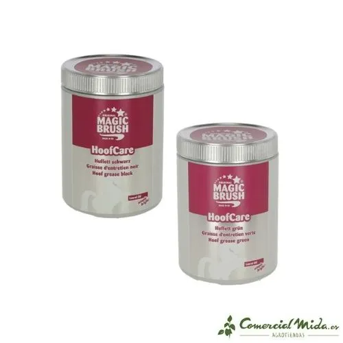 MAGIC BRUSH KERBL Graisse pour Sabots de Cheval 1Kg (Vert/Noir)
