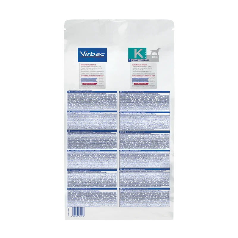 Virbac Veterinary HPM Diététique Kidney Support - croquettes chien