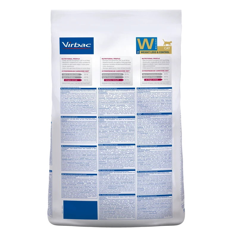 Virbac Veterinary HPM Diététique Weight Loss & Control - croquettes chat