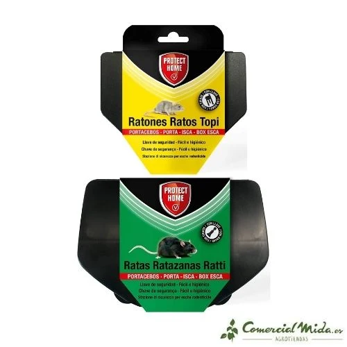 Porte-appât Rodenticide Protect Home (souris ou rats)