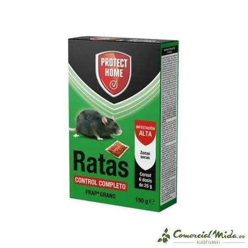Rodenticide Appât Fresh Protect Home FRAP GRAIN Rats 150 gr