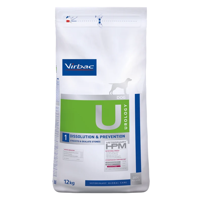 Virbac Veterinary HPM Diététique Urology Dissolution & Prevention - croquettes chien