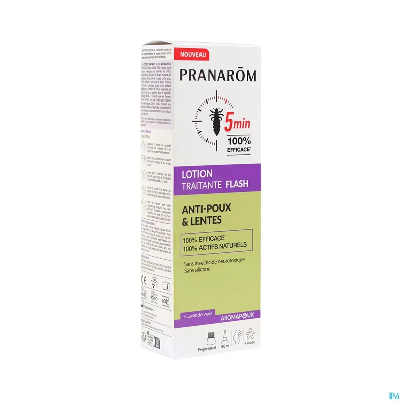 Pranarom Aromapoux | 100ml Snelle Lotion | Anti-luizen