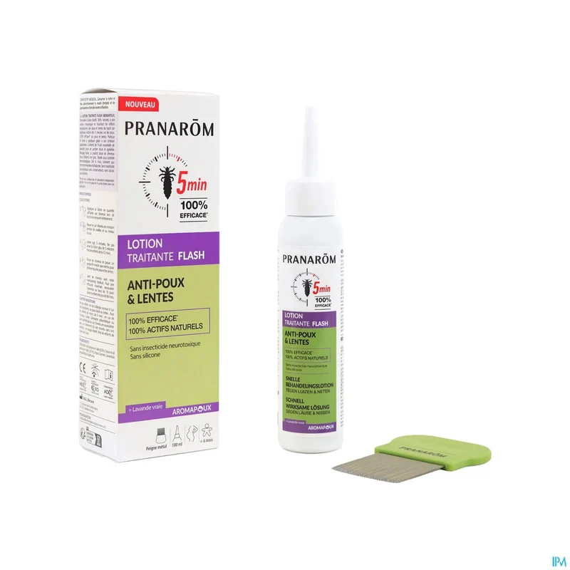 Pranarom Aromapoux | 100ml Snelle Lotion | Anti-luizen