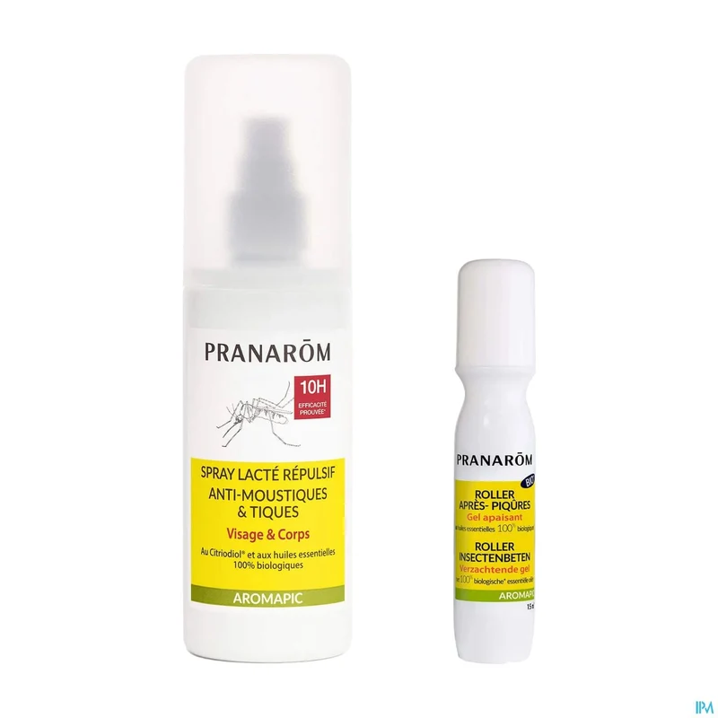Pranarom Aromapic | 100ml Spray + 15ml Roller | Insectenwering