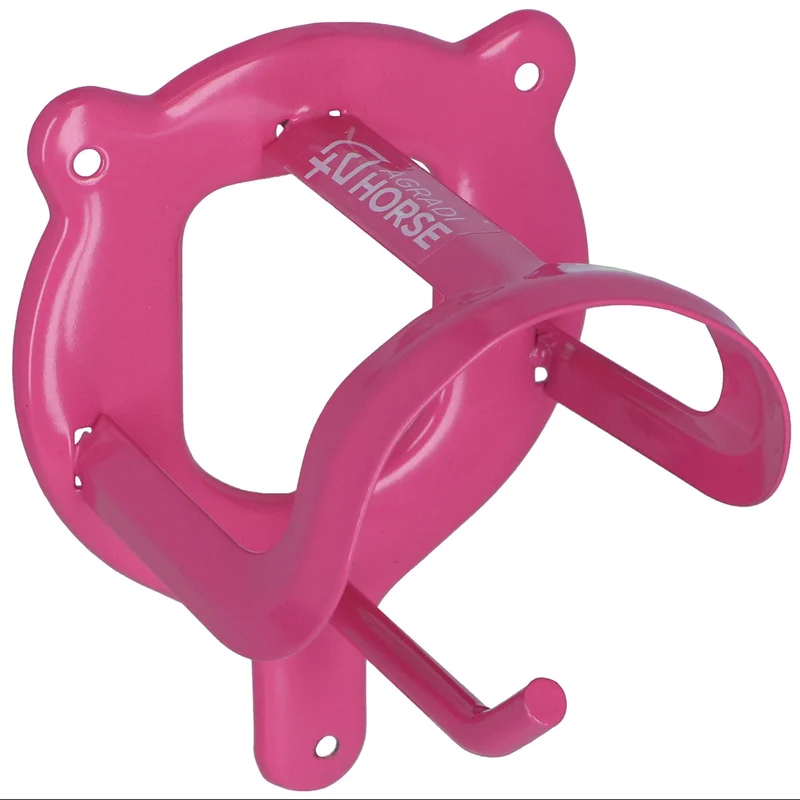 Agradi Horse Porte-Bride Métal Rose