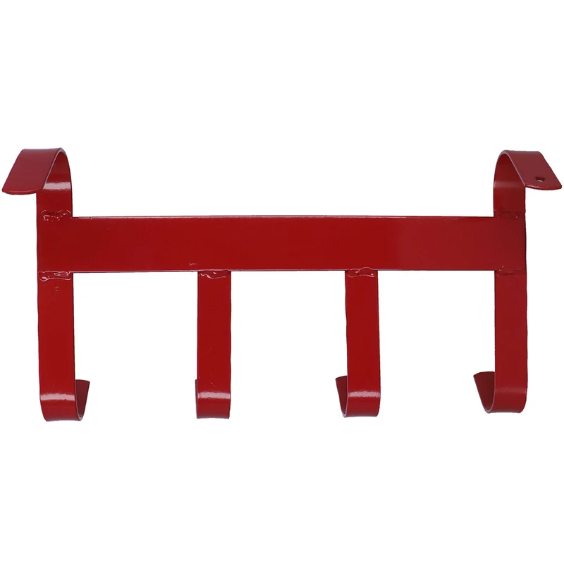 Agradi Horse Porte-Bride avec 4 Crochets Rouge