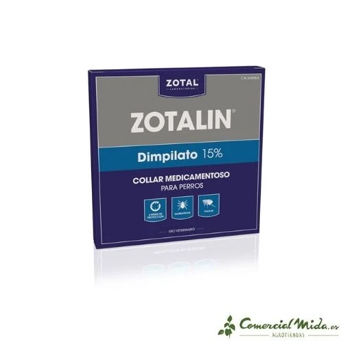 Collier antiparasitaire ZOTALIN pour chiens
