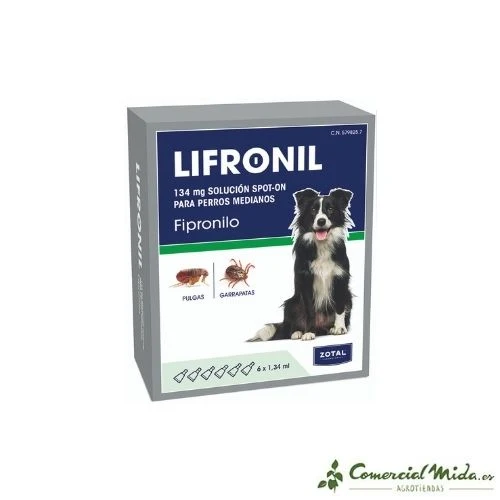 LIFRONIL Pipette pour Chien Moyen 10 - 20 Kg (BLISTER 6x134 mg)