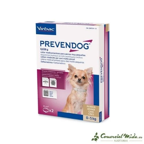 VIRBAC PREVENDOG, Collier antiparasitaire pour chien