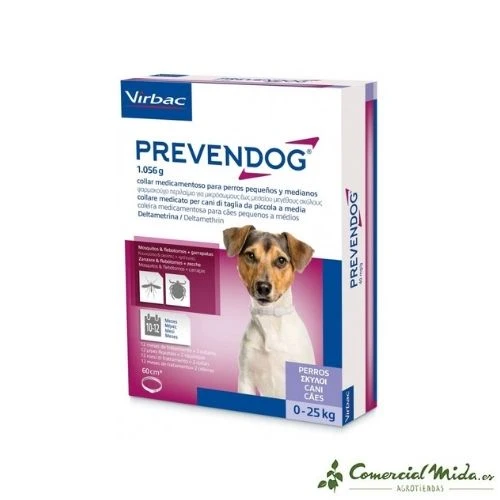 VIRBAC PREVENDOG, Collier antiparasitaire pour chien