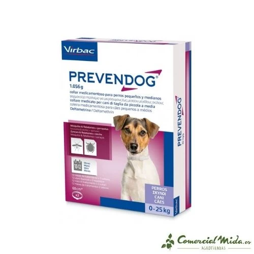 VIRBAC PREVENDOG, Collier antiparasitaire pour chien