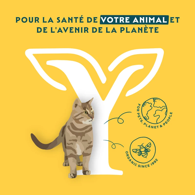 Yarrah bouchées bio - pâtée chat