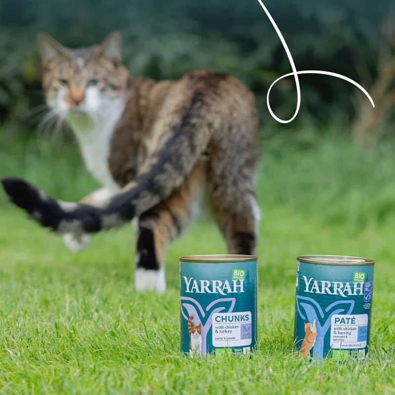 Yarrah bouchées bio - pâtée chat