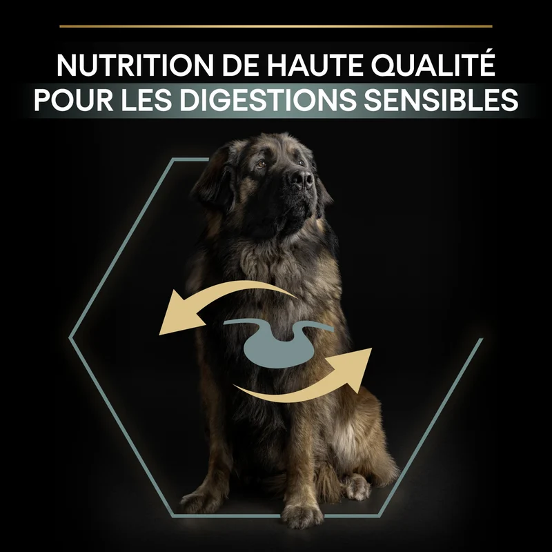 Pro Plan Sensitive Digestion Large Robust Adult à l'agneau - croquettes chien