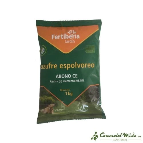 Saupoudrage Soufre FERTIBERIA Engrais pour Plantes