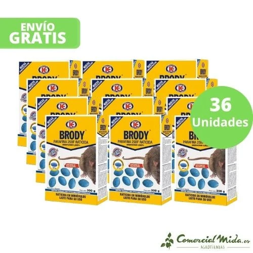 Bloc Appât BRODY PARAFFINE MINI OVULES 4/5 gr