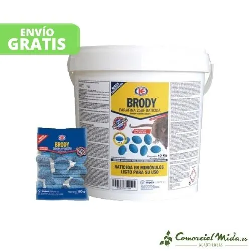 Bloc Appât BRODY PARAFFINE MINI OVULES 4/5 gr