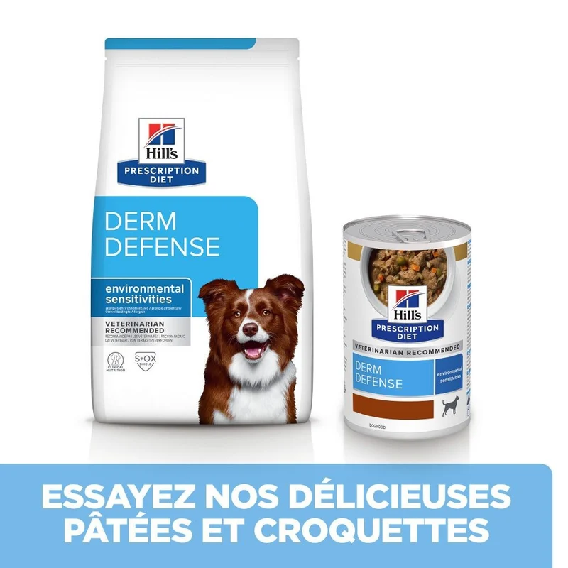 Hill's Prescription Diet Derm Defense au poulet - croquettes chien