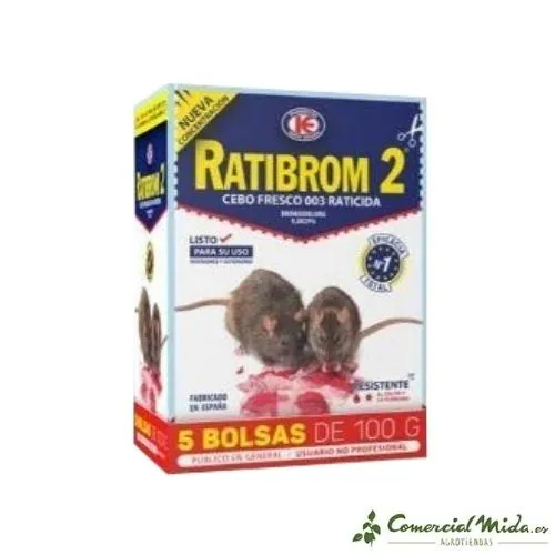 RATIBROM Appâts Frais 2 Sachets de 100 gr