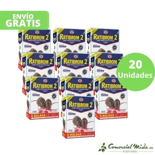 RATIBROM Appâts Frais 2 Sachets de 100 gr
