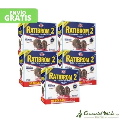 RATIBROM Appâts Frais 2 Sachets de 100 gr