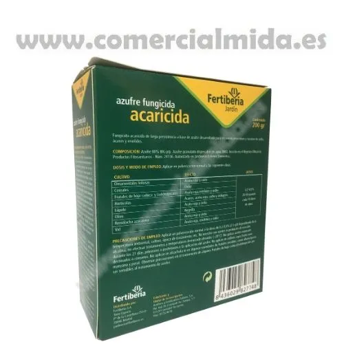 Soufre fongicide et acaricide AZUMO-MG FERTIBERIA