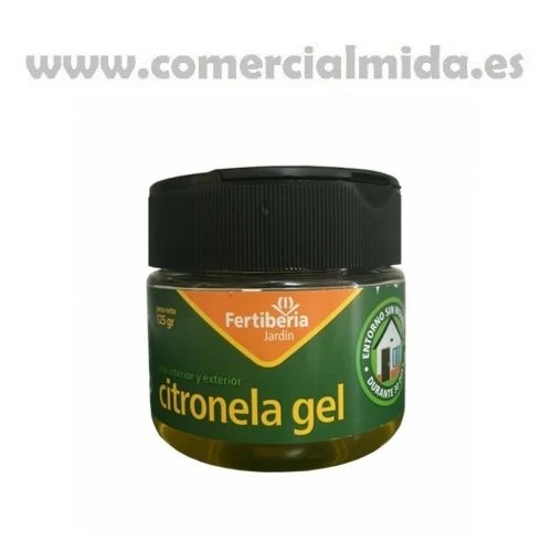 Citronnelle FERTIBERIA Gel Anti Moustiques (Intérieur et Extérieur) - 125g