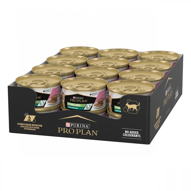 Pro Plan Sterilised thon et saumon - pâtée chat