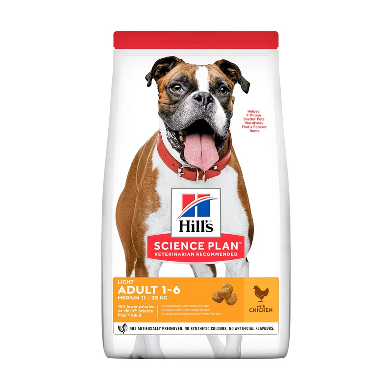 Science Plan Canine Adult Light Medium Chick.14kg