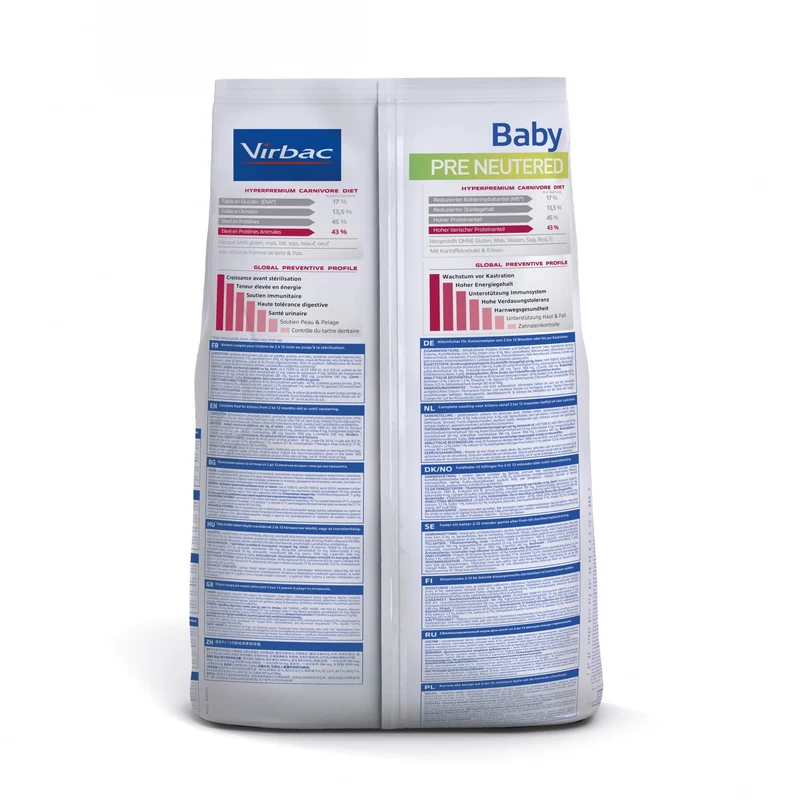 Virbac Veterinary HPM Kitten Pre Neutered - croquettes chaton