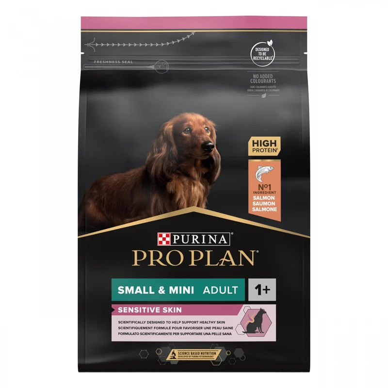 Pro Plan Sensitive Skin Small & Mini Adult au saumon - croquettes chien