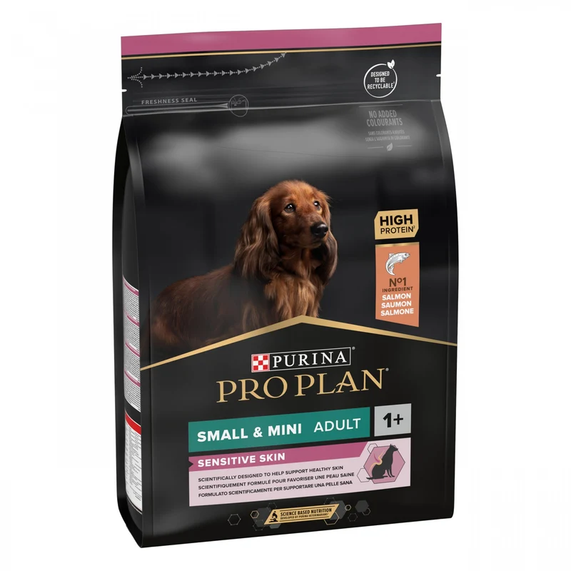 Pro Plan Sensitive Skin Small & Mini Adult au saumon - croquettes chien